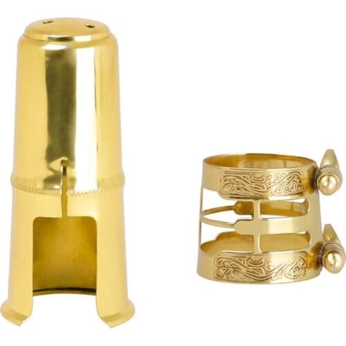 Tenor Soprano Alto Saxophone Metal Mouthpiece Gold Lacquer Mouthpiece Sax