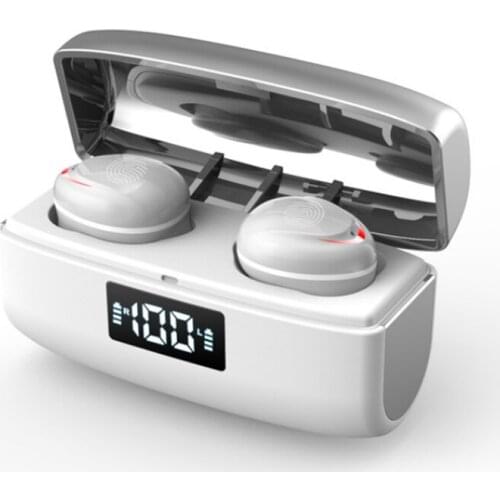 W15 TWS Fingerprint Touch Long play time Bluetooth Earphones HD Stereo Wireless Headphones Noise Cancelling Gaming Headset