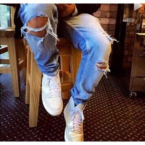 ZHQUNHUU Men's Classic Jeans