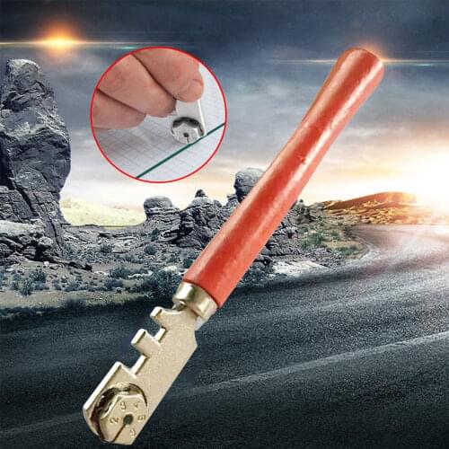 1PC Window Craft Professional Glass Tile Cutter For Hand Tool 130mm Diamond Tipped Glass Knife Tools Portable Glass Cutter