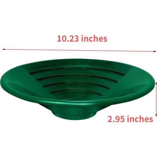 10 Inches New Plastic Gold Panning Equipment dredging Prospecting River Nugget Tools Gold Panning Mining Sluice Box