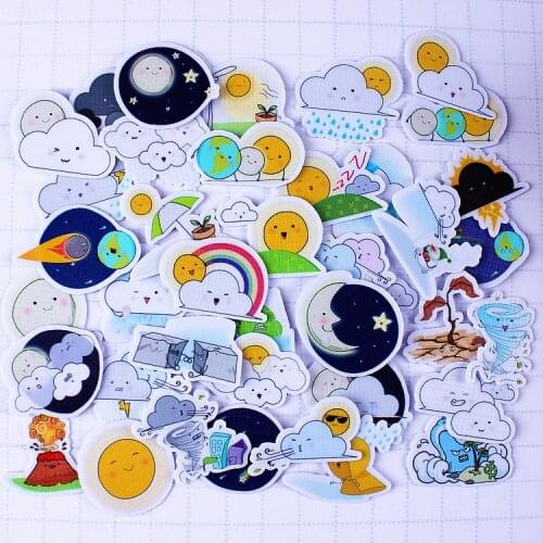 40pcs Creative kawaii self-made weather expression stickers beautiful stickers /decorative sticker /DIY craft photo albums