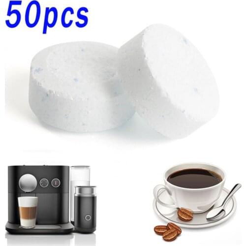 50 Pcs Coffee Machine Cleaning Tablet Effervescent Tablet Coffeeware Cleaning Tool Coffee Grinder Descaling Agent Kitchen Tool
