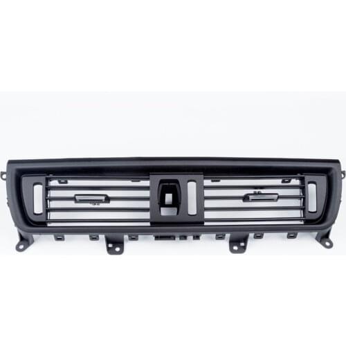 ABS front middle Air AC Vent Outlet Frame Cover Trim for BMW 5 Series F10 F11 2010-2017