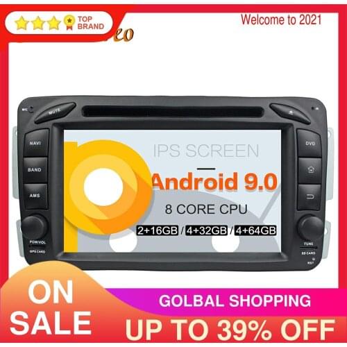 Android 9 PX5/PX6 Car DVD Player Multimedia Player GPS Navigation For Benz W203/W209/W463/W168 Auto Radio Stereo Head unit DSP
