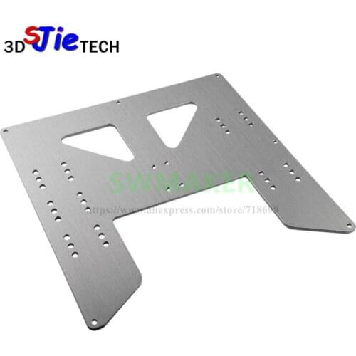 Anet A8 E10 Y-Carriage upgrade plate Anet A8 A6 3D Printer Upgrade Y Carriage Anodized Aluminum Plate