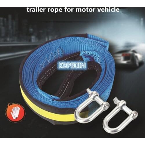 5M 8Tons Auto Emergency Reflective Car Towing Rope With U Steel Shackle for Porsche cayenne macan 911 panamera 997 accessories