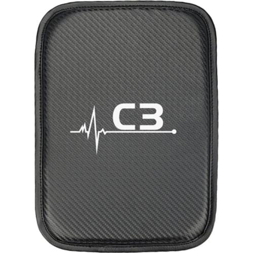 Car Armrest Pad Covers Storage Protection Cushion for Citroen C3 C3-XR Accessories