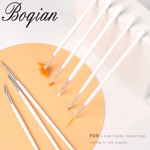 BQAN 11PC Nail Brush For Manicure Gel Brush For Nail Art 15Pcs/Set Ombre Brush For Gradient For Gel Nail Polish Painting Drawing