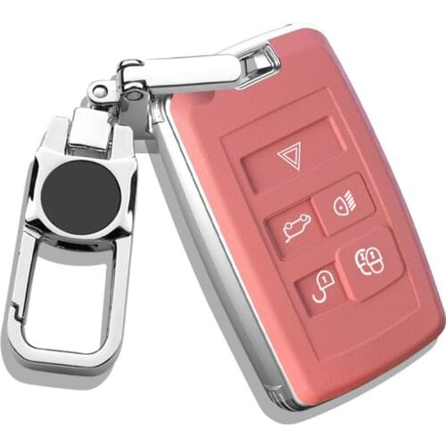 Car Key Case Cover For land rover Range Rover Sport discovery 3 4 elander 2 evoque Accessories Holder Shell Keychain Protect