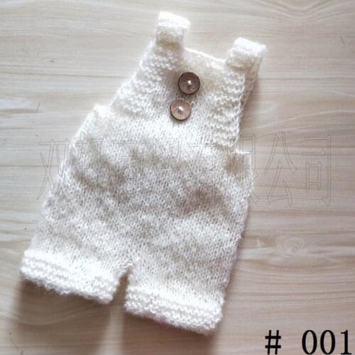 Newborn Photography Props Mohair Pants +Headband Photography Clothing