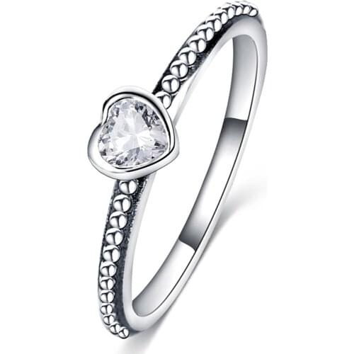 Homod Rings With Cubic Zirkonia For Women