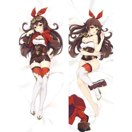 Game Genshin Impact Amber Cosplay Dakimakura Pillow Case Hugging Body Prop