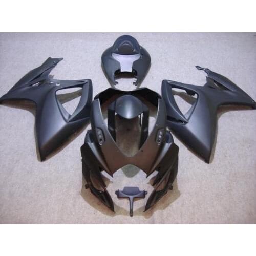 Motorcycle Fairing kit for SUZUKI GSXR600 750 K6 06 07 GSXR 600 GSXR 750 2006 2007 ABS All matte black Fairings set+7gifts SC50