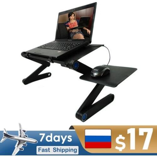 Laptop Bed Holder Computer Desk Stand Aluminum Alloy Foldable Table Mount Laptop Bracket for MacBook Ergonomic Desktop Holder
