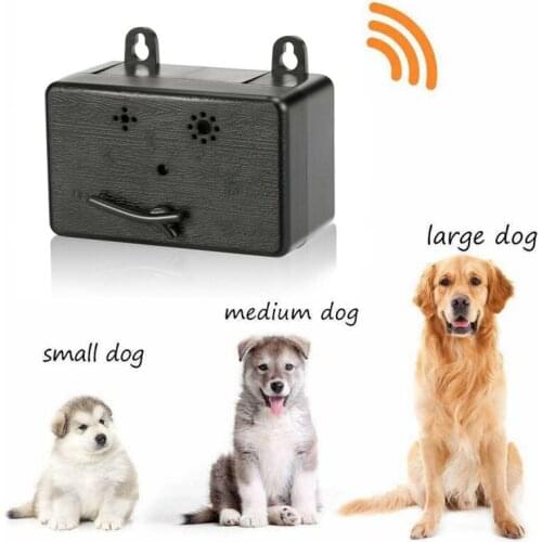 Mini Anti Barking Device Ultrasonic Outdoor Dog Bark Control Sonic Deterrents Pet Silencer Tools Dog Training Accessories
