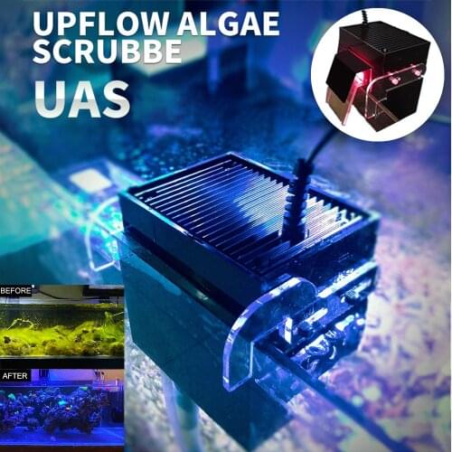Marine UAS External Algae Box Balance Water Quality By Controlling Algae Growth Mute Filter for Bedroom
