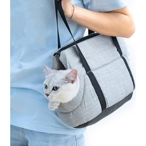 Soft Shoulder Kitten Carrying Bag Backpack Outdoor Pet Cat Carrier Handbag