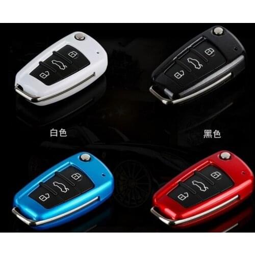 By DHL or EMS 200pcs Car Key Shell Case Cover Protection ABS Plastic For Audi A1 TT A4L A6 A5 A7 A8 Q3 Q7 Q5 Q7 S5 S6 S7 S8 New