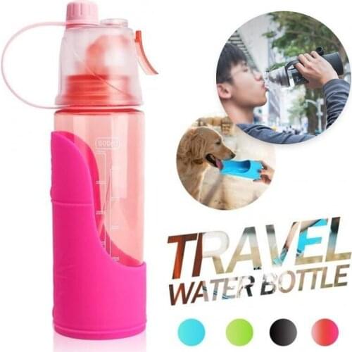 3 In 1 Portable Human And Dog Water Bottle With Removable Pet Bowl Water Dispenser Dog Travel Drinking Pet Supplies Puppy Bottle