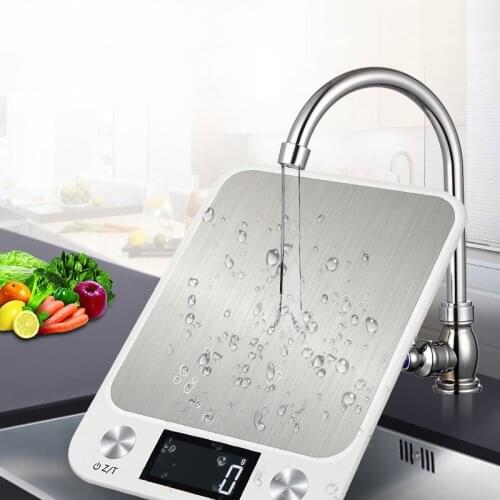 5KG/10KG Food Kitchen Scale Multi-function Digital LCD Display Stainless Steel Cooking Tools High Precision Scales Electronic