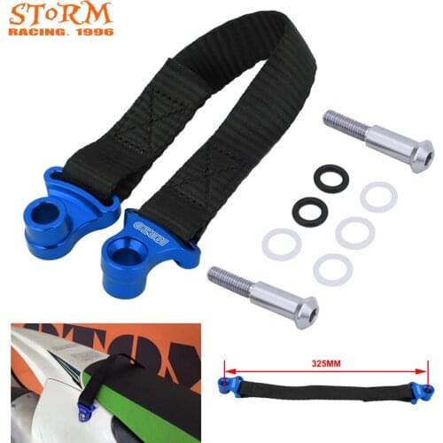 Motorcycle Red Blue 325MM Rear Rescue Pull Strap Sling Belt For YAMAHA YZ250F YZ450F YZF250 YZF450 2014 2015 2016 2017 2018 2019
