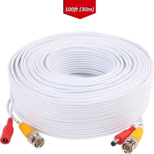 Tonton 30M BNC RCA Cable CCTV Camera POE BNC+DC Connector Coaxial Cable BNC RCA connector splitter bnc crimp CCTV Accessories