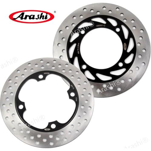ARASHI Brake Disc For HONDA FORESIGHT 250 2001 2002 2003 2004 2005 2006 2007 Front Rear Brake Rotor PANTHEON 125 150 JAZZ 250