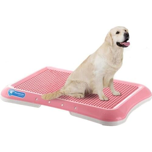 Dog Toilet Teddy Bichon Small Dog Golden Retriever Large Dog and Other Dog Urine Basin Bedpan Flat Toilet Pet Cleaning Supplies