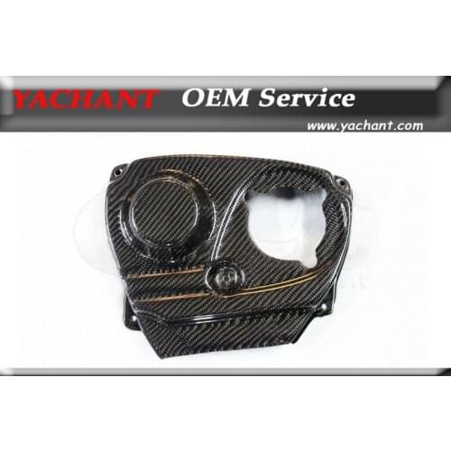 Car-Styling Carbon Fiber GTS RB25 Cam Cover Interior Trim Fit For 1995-1998 Skyline R33 GTST ECR33 RB25DET Cam Gear Cover