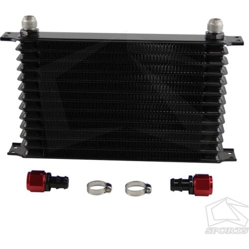 Trust Type Universal 13 Row AN-10 Oil Cooler+Fittings