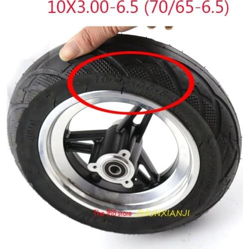 Super 70/65-6.5 10X3.00-6.5 Vacuum Tire alloy hub Tubeless Tire for Ninebot Mini Scooter 10 inch Balance Scooter