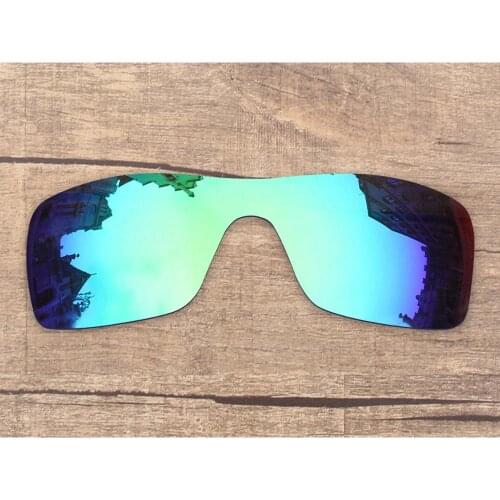 Vonxyz Jade Mirror Polarized Replacement Lenses for-Oakley Batwolf Frame