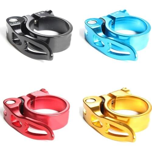 1Pcs 31.8mm/34.9mm MTB Aluminum Alloy Quick Release Tube Clip Road Bike Seatposts Clamps Saddle for Clamp Cycling Repair Tools