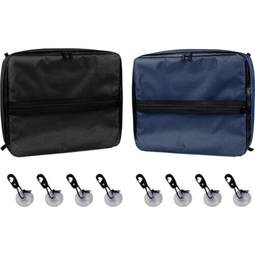 10 Cans 11L Surf Deck Cooler Bag Paddleboard Kayak Cooler Deck Bag with 4 Suckers Portable Thermal Insulated Ice Bag