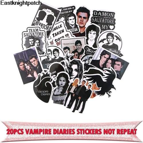 20ps Horror TV series Sticker pack for DIY scrapbooking album Luggage Laptop Skateboard Phone notebook decal decoration E1159