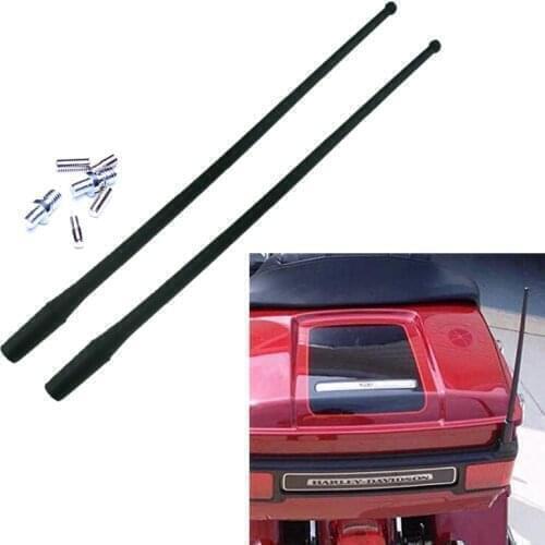 1Pair/2 pcs for Electra Road Street Tour Trike Ultra Classic 1989-2017 Motorcycle Antenna 14" inch custom antennas