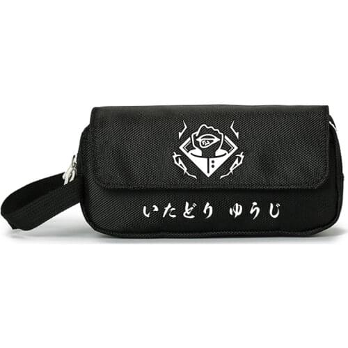 Jujutsu Kaisen Large Pencil Case Anime Pen Bags Small School Bags Cartoon Stationery Storage Bag Girls kawaii Makeup Case