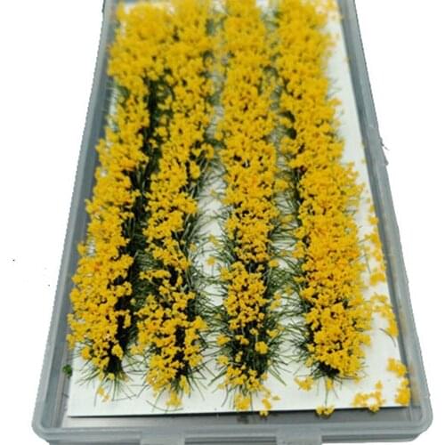 Diy Mini Simulation Flower Cluster Flowers Scene Model For 1:35/1:48/1:72/1:87 Scale Sand Table Model Accessories