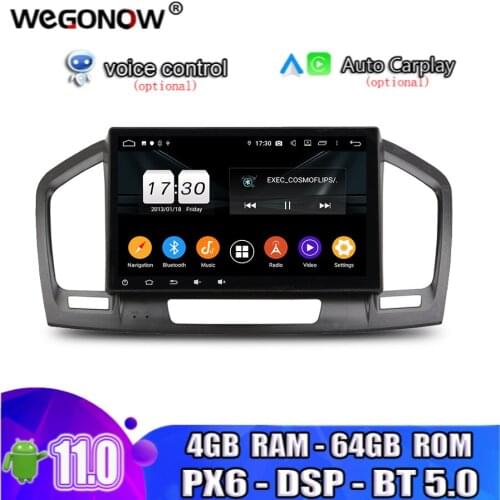 DSP 9" Android 10.0 For Opel Insigina 2009-2012 Octa Core 4GB RAM 64G Car DVD Player GPS Glonass RDS Radio wifi Bluetooth 5.0