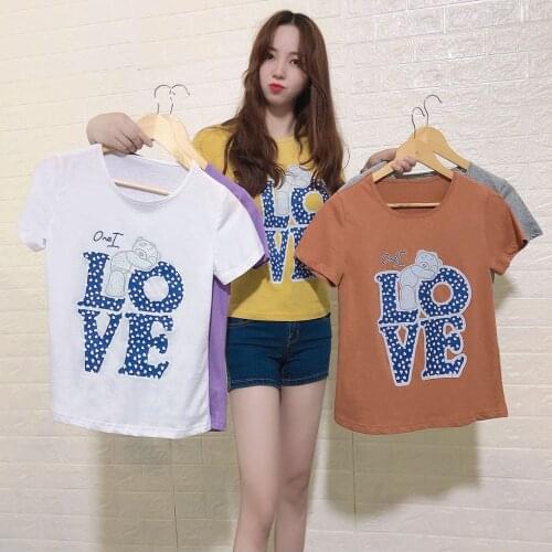 GGRIGHT Tees T shirt Women Clothes White Graphic Cotton Korean Casual T-Shirt Summer Tops Black Short Sleeve Y2K Shirt White