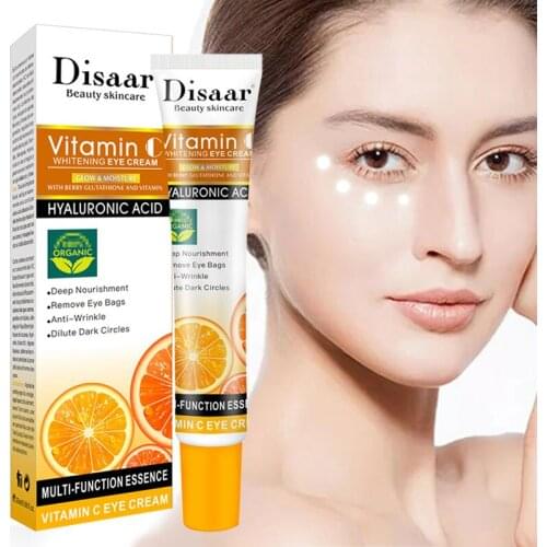 Eye Cream Remove Dark Circle Anti-Aging Nourish Brighten Firming Fading Fine Lines Deep Hydrate Vitamin C Beauty Skin Care 25ml