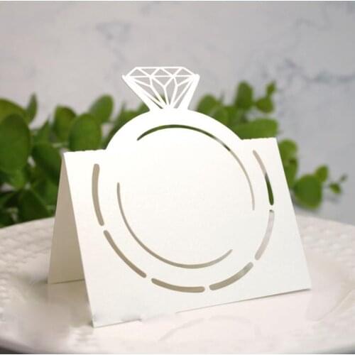 Metal Cutting Dies Wedding DIY Scrapbooking ring diamond greeting card Album Decorative Embossing PaperCard Crafts Die 2021