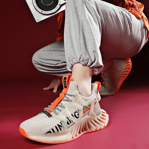 Fashion Men Shoes Summer Sneakers Men Breathable Casual Shoes Fashion Lace Up Mens Mesh Flats Shoe Plus Size Shoes Men