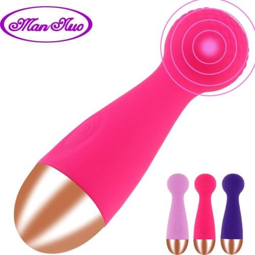 Soft Mini Clitorial Stimulator Bullet Vibrator Erotic Sex Toys for Women Couples 9 Speeds Silicone G-spot Massager Rechargeable