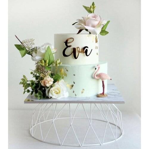 Name Cake Charm ,Script Name Cake Topper Acrylic Name Cake Front Topper Custom name Happy Birthday cake topper