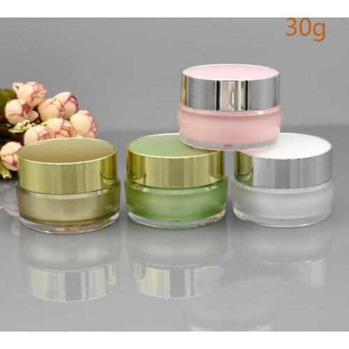 Wholesale 30g/50g Empty Cosmetic Packaging High grade acrylic bottle Face Cream/Eye Cream Jar Cream bottle Cosmetic Container
