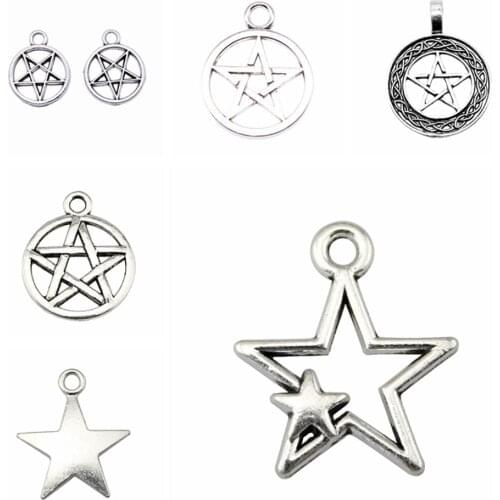 Sejuani diy charms for jewelry making kit pendant for bracelet jewelry accessories Five-Pointed Star And Sun Charms