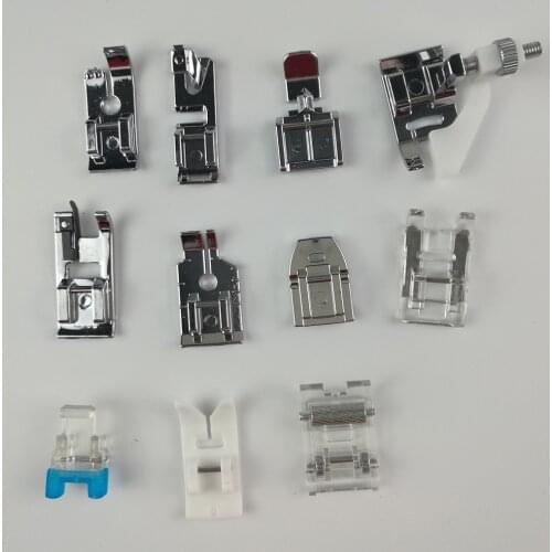 11pcs/Set Presser Foot Feet Normal Sewing Machine Part for Brother Singer Domestic for 5 mm stitch width sewing machines