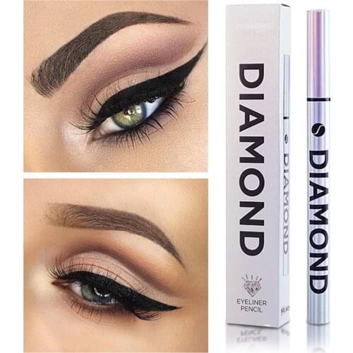 Professional Black Eyeliner Fast Dry Long-lasting Waterproof Anti-oil Smooth Pen Not Blooming Liquid Lady Eyeliner Makeup Tool
